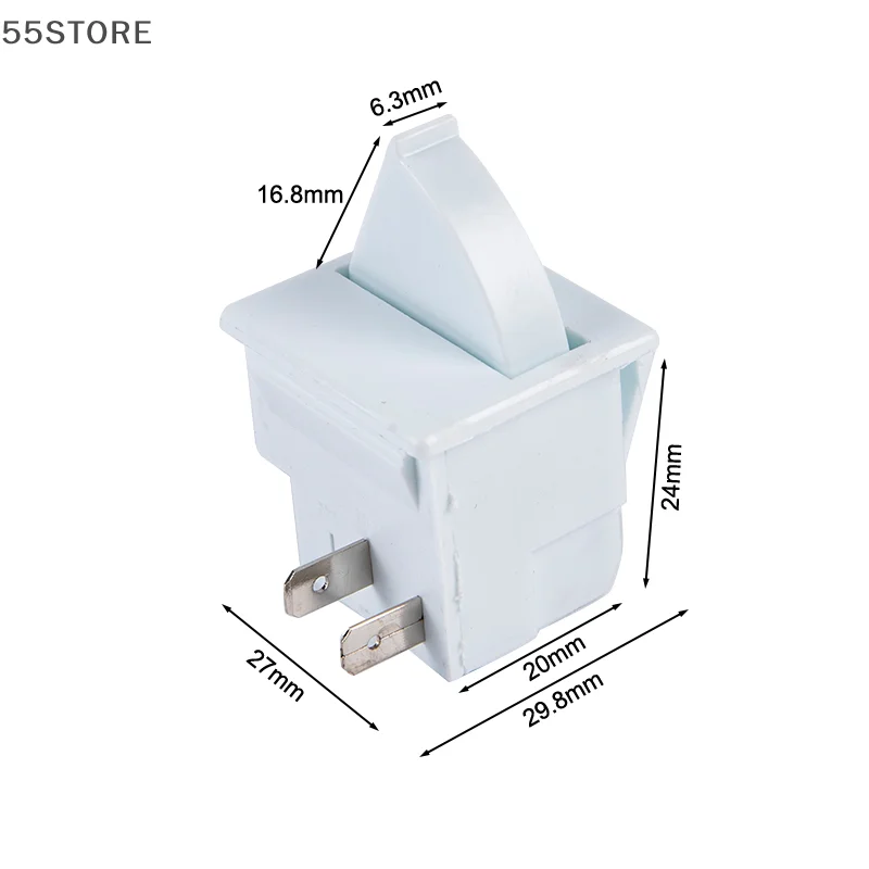 Refrigerator Door Lamp Light Switch Replacement Fridge Part Kitchen AC 5A 250V