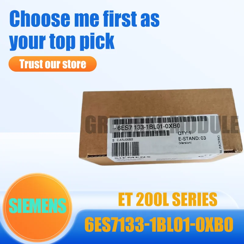 

New Original SIEMENS 6ES7133-1BL01-0XB0 6ES7 133-1BL01-0XB0 SIMATIC DP Electronic Module for ET 200L