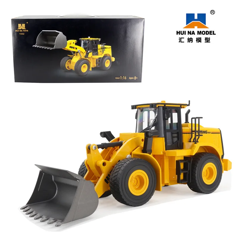 1:16 Scale Remote Control Engineering Vehicle Toy Multifunctional Loader 2.4G 11-Channel Kids Simulation Construction Truck