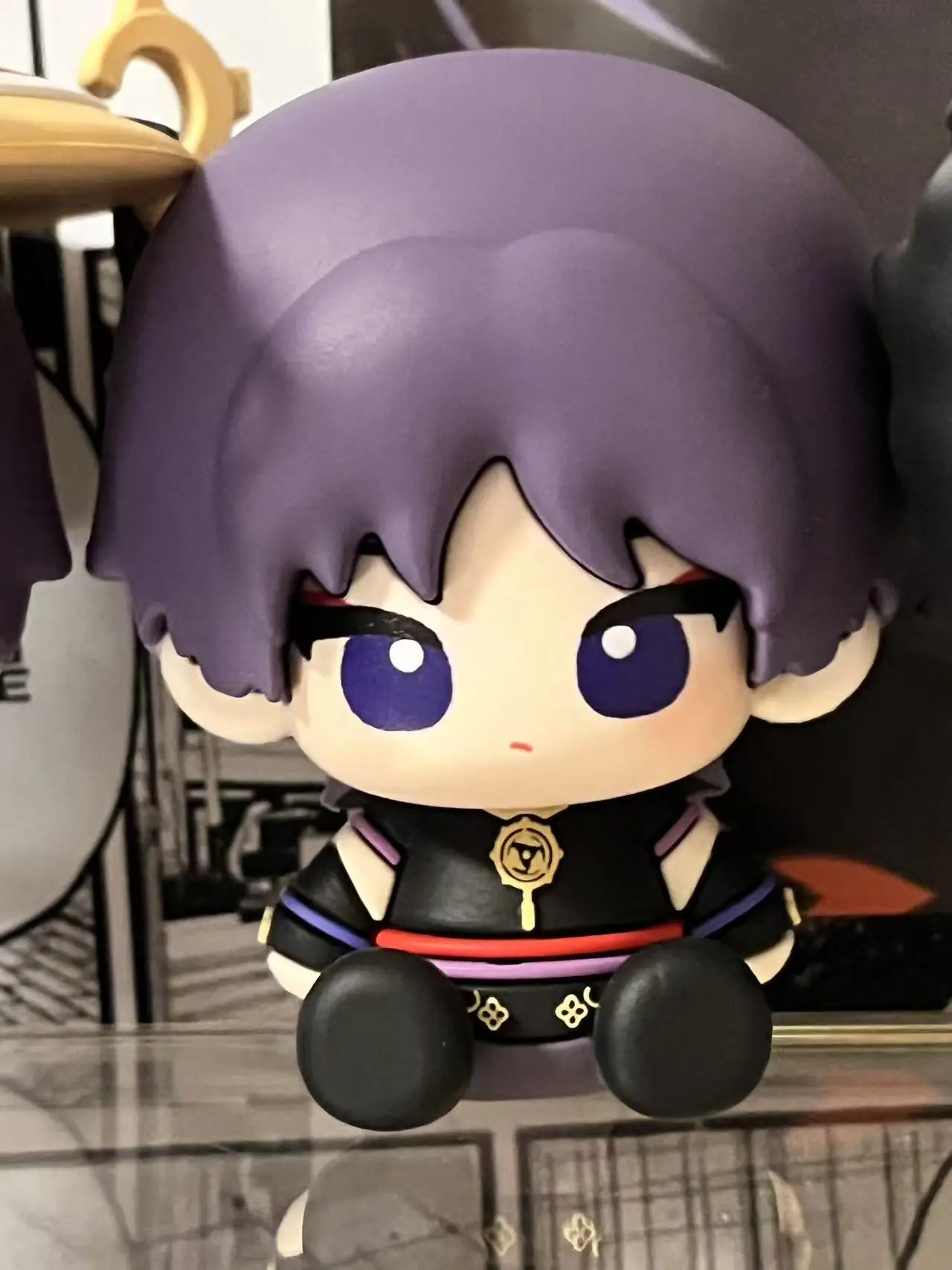 حار لعبة Genshin تأثير الهيام دمية ثلاثية الأبعاد بولي كلوريد الفينيل 8 سنتيمتر سطح المكتب جمع الحلي أنيمي الكرتون اكسسوارات الدعائم هدايا الهالوين #2