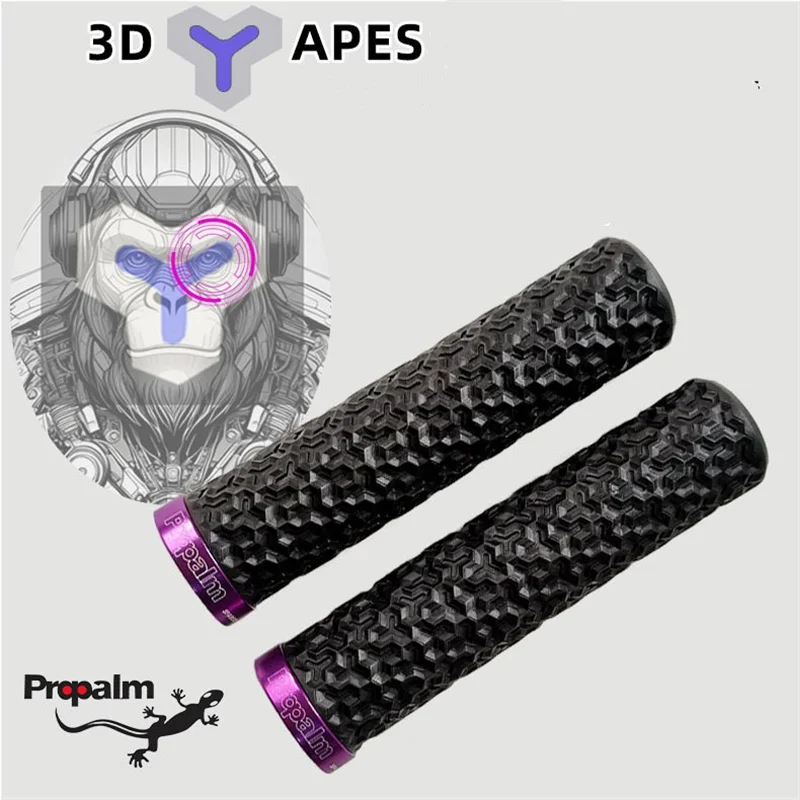 Bicycle 3D grips anti-slip shock absorption handle 130mm MTB environmentally friendly rubber grips