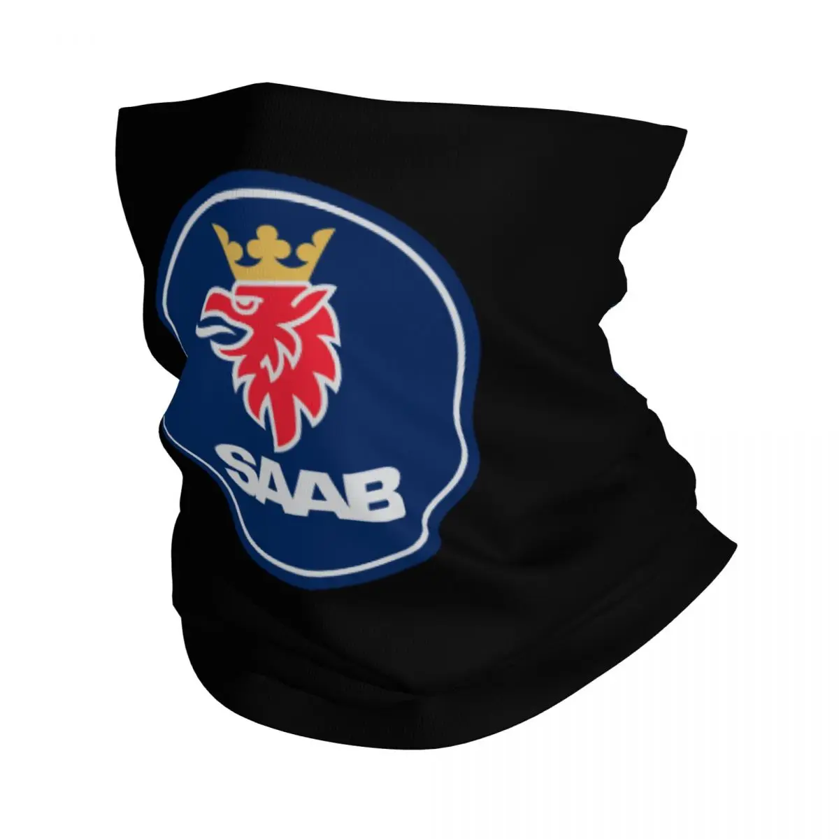 Custom Sweden Saabs Scanias Bandana Winter Neck Warmer Women Windproof Wrap Face Scarf for Hiking Truck Club Gaiter Headband