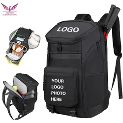 Custom logo basketball sports backpack Tennis Bag Racket Bag Badminton Backpack for Travel personality customization Camping bag