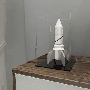 Akrilik Bening Etalase Countertop Box Organizer Stand Showcase Perlindungan Tahan Debu untuk Action Figure / Mainan / Koleksi 10 stand action figure penjualan terbaik - №