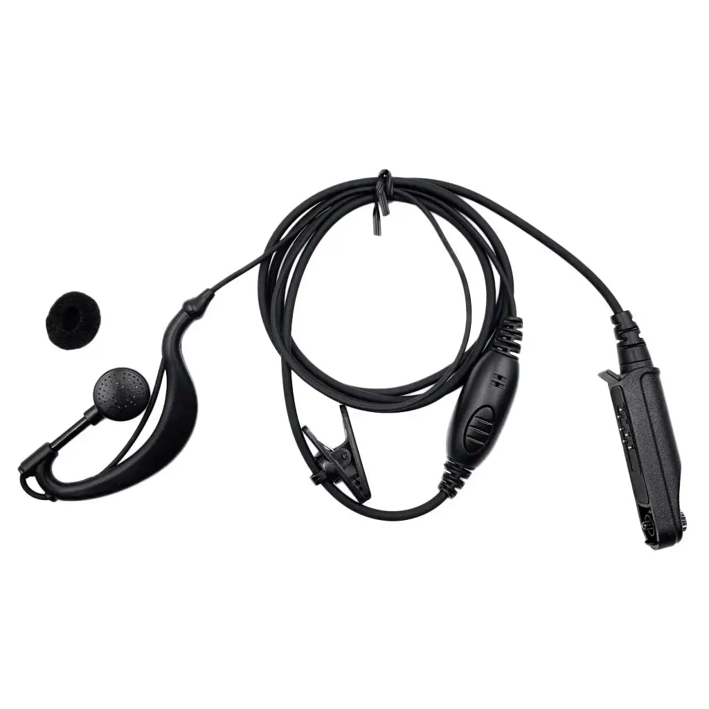 Earpiece Headset PTT for Waterproof Two Way Radio BF-9700 BF-A58 -9R