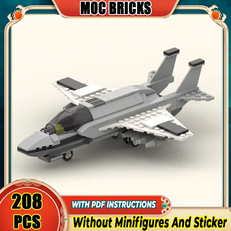 

Модель военного самолета Moc, строительные кирпичи FS-10, технология выстребителя, блоки, подарки, рождественские игрушки, наборы «сделай сам», сборка