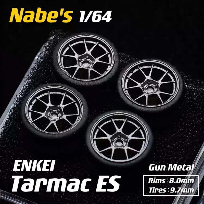 Scale die-cast car model wheel hub parts 1/64 Nabes X Chika Weds TC005 9.7mm secondary modification modified wheel hub