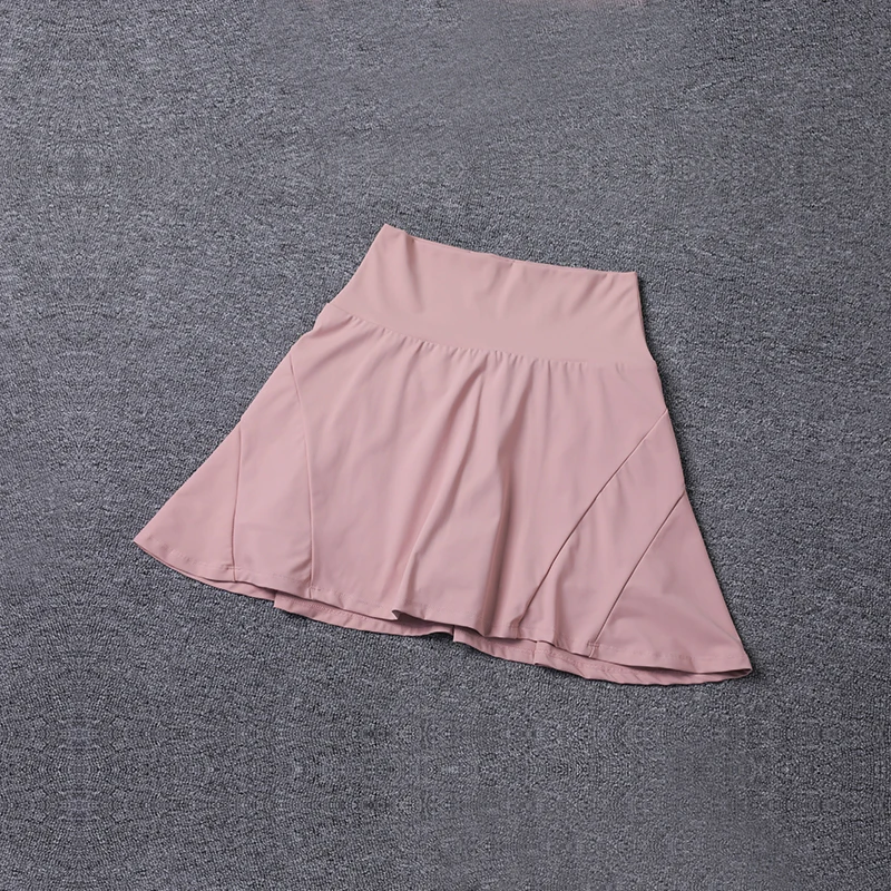 شورت رياضي خفيف الوزن للنساء ، ملابس يوغا للياقة البدنية ، تنورات للسيدات مقاس كبير ، تنورات تنس