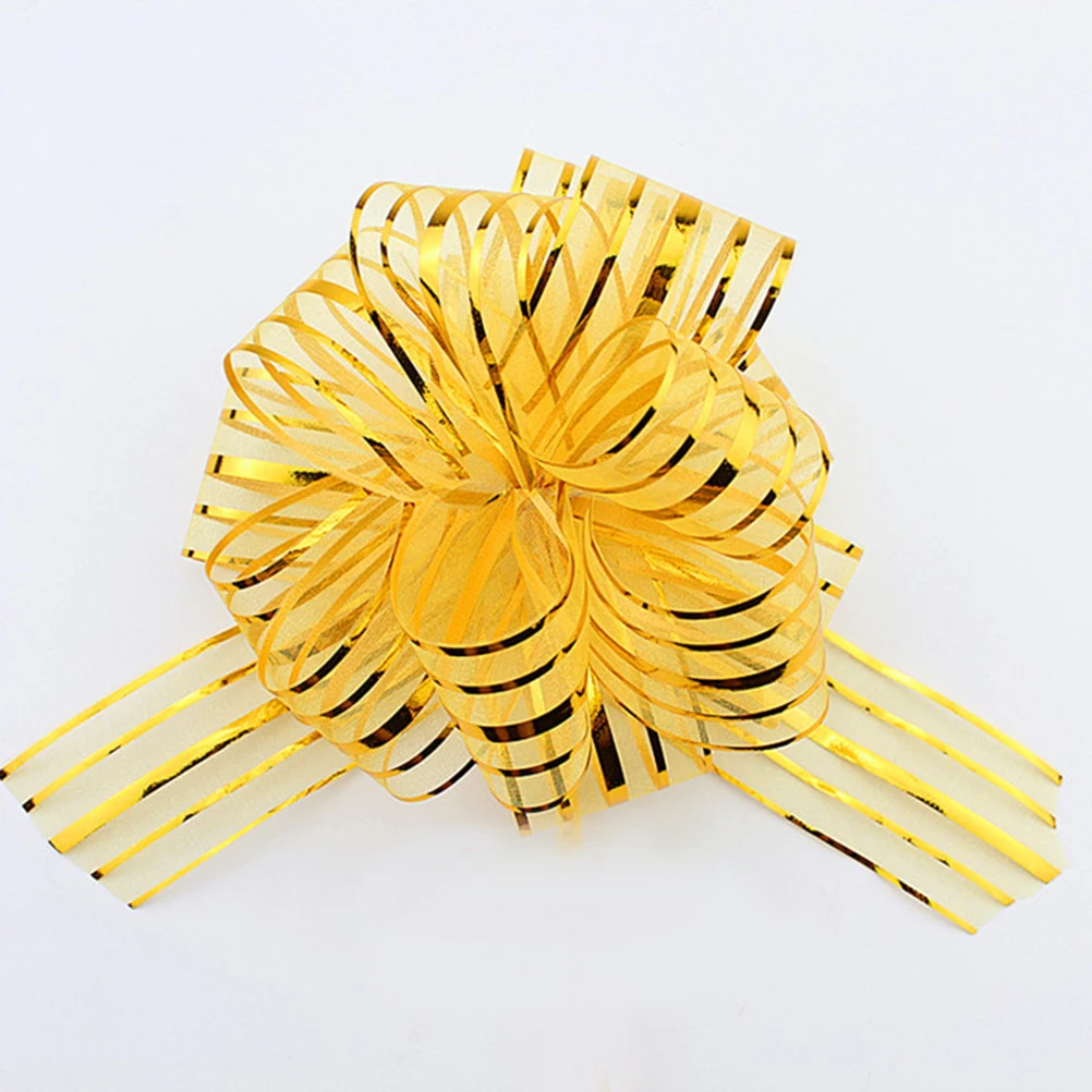 

9pcs for Wedding String Bows Christmas Gift Knot Ribbon Decorations String Bows For Wedding Party Home Fruit Basket