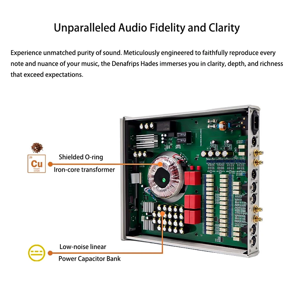 DENAFRIPS HADES مضخم صوت منزلي عالي الجودة hifi