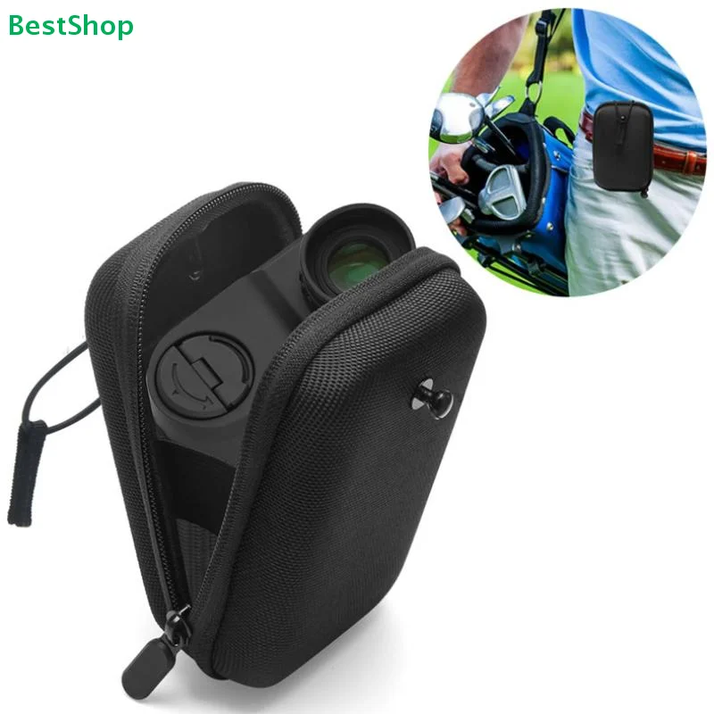 

〔R〕 ★ ★ ★ Чехол для гольф-дальномера | Портативный защитный чехол на молнии с зажимом для ремня для измерителя дальности для гольфа