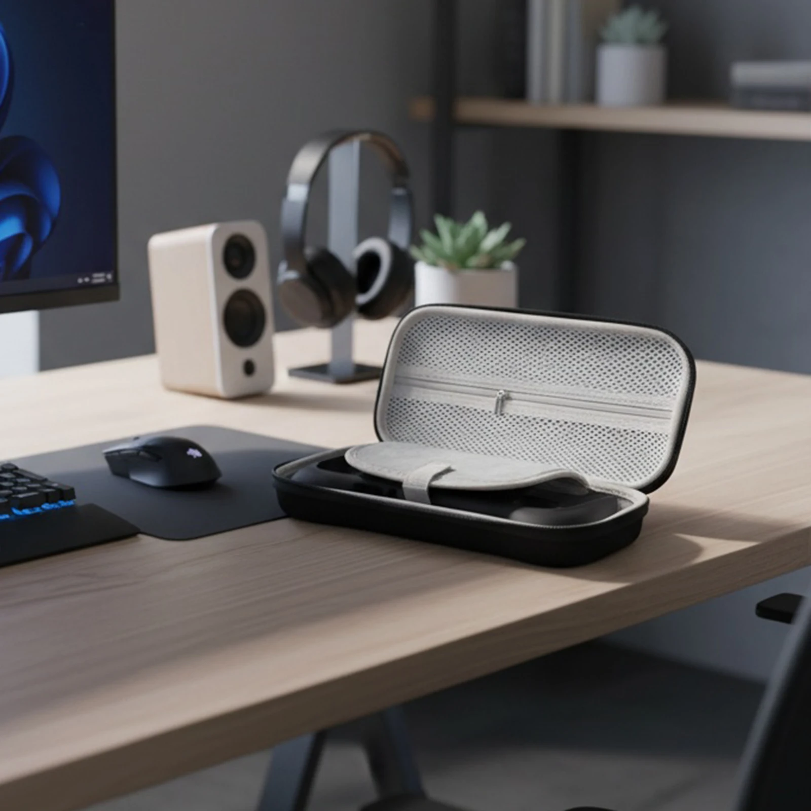 Tragbare Tragetasche für AYN Odin 3, stoßfeste Reisetasche mit Zubehörtasche zur Controller-Aufbewahrung und zum Reiseschutz