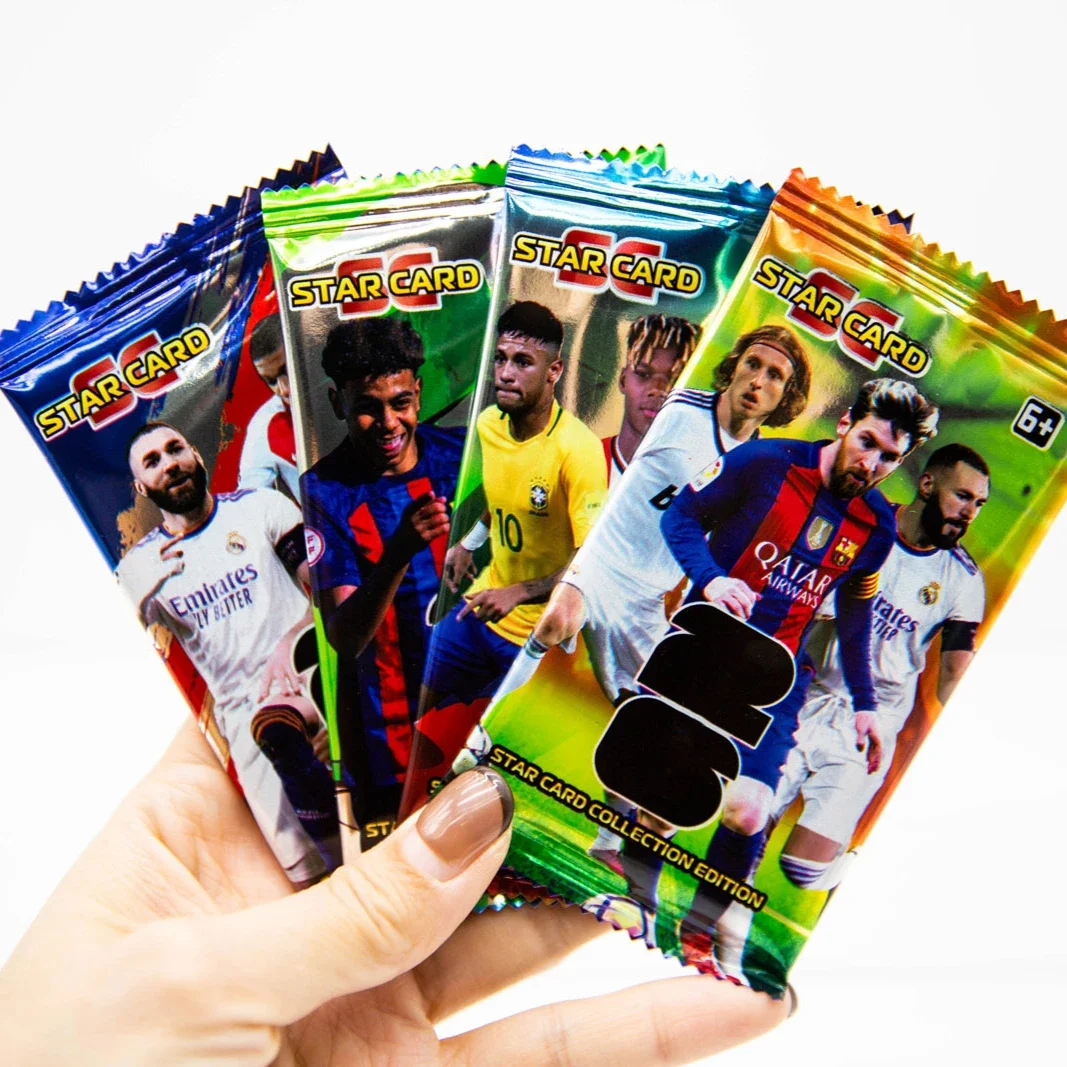 2025 Worlds Football Player Star Cards Soccer Stars Limited Cards Collection PTCG 288pcs Fans Trading Card Games Kids Gift