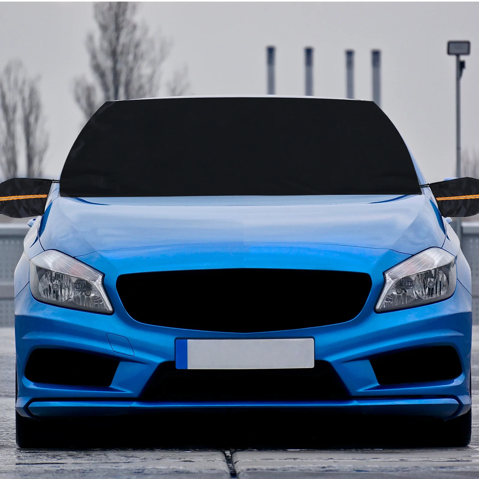 

Thickened Car Windshield Snow Cover Extended Size Magnetic Waterproof Ice Protector Front Window Shield for Cars Suvs