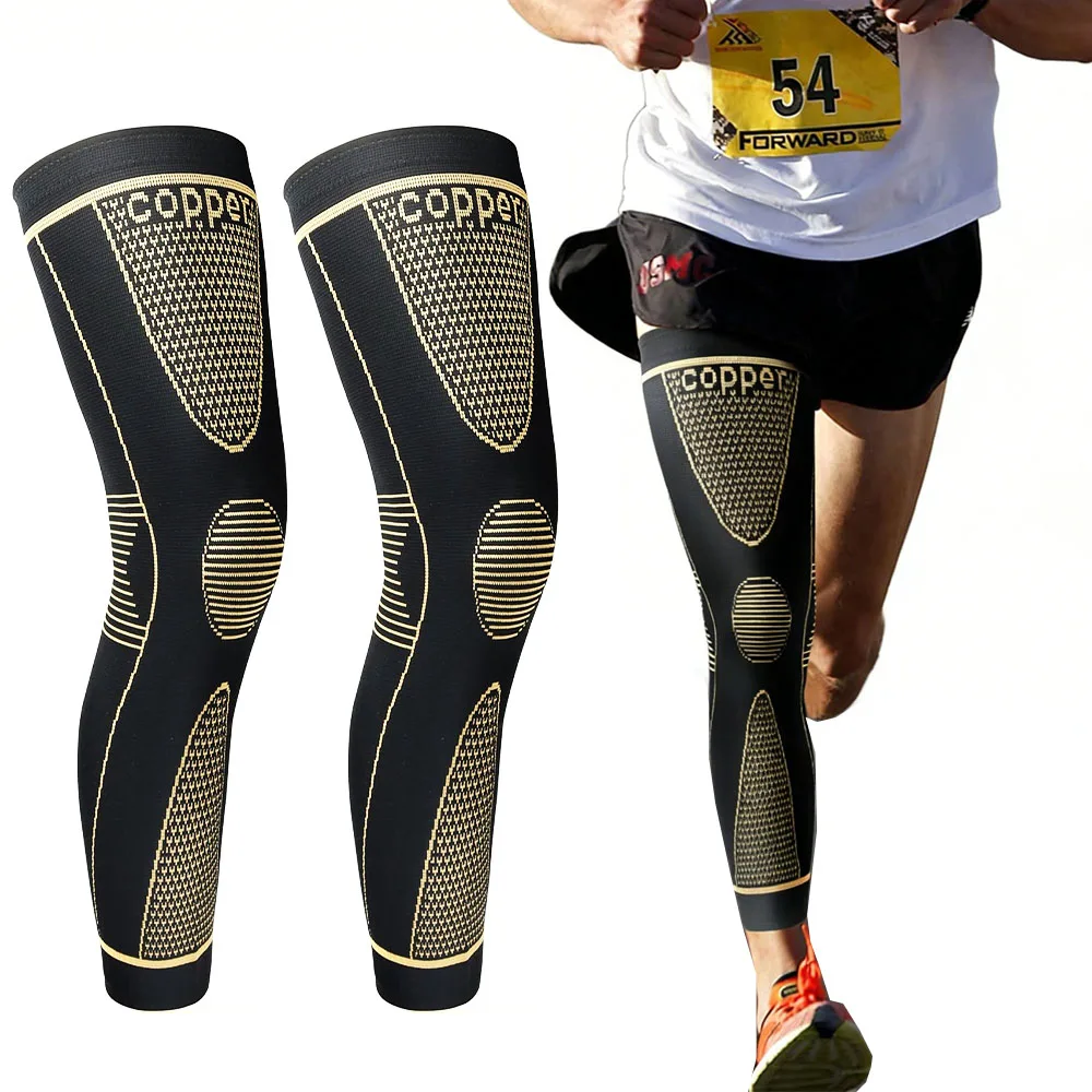 1pcs Compression Knee Sleeves, Warm Knee Covers, Full Leg Support，Breathable, Stretchable for Men & Women