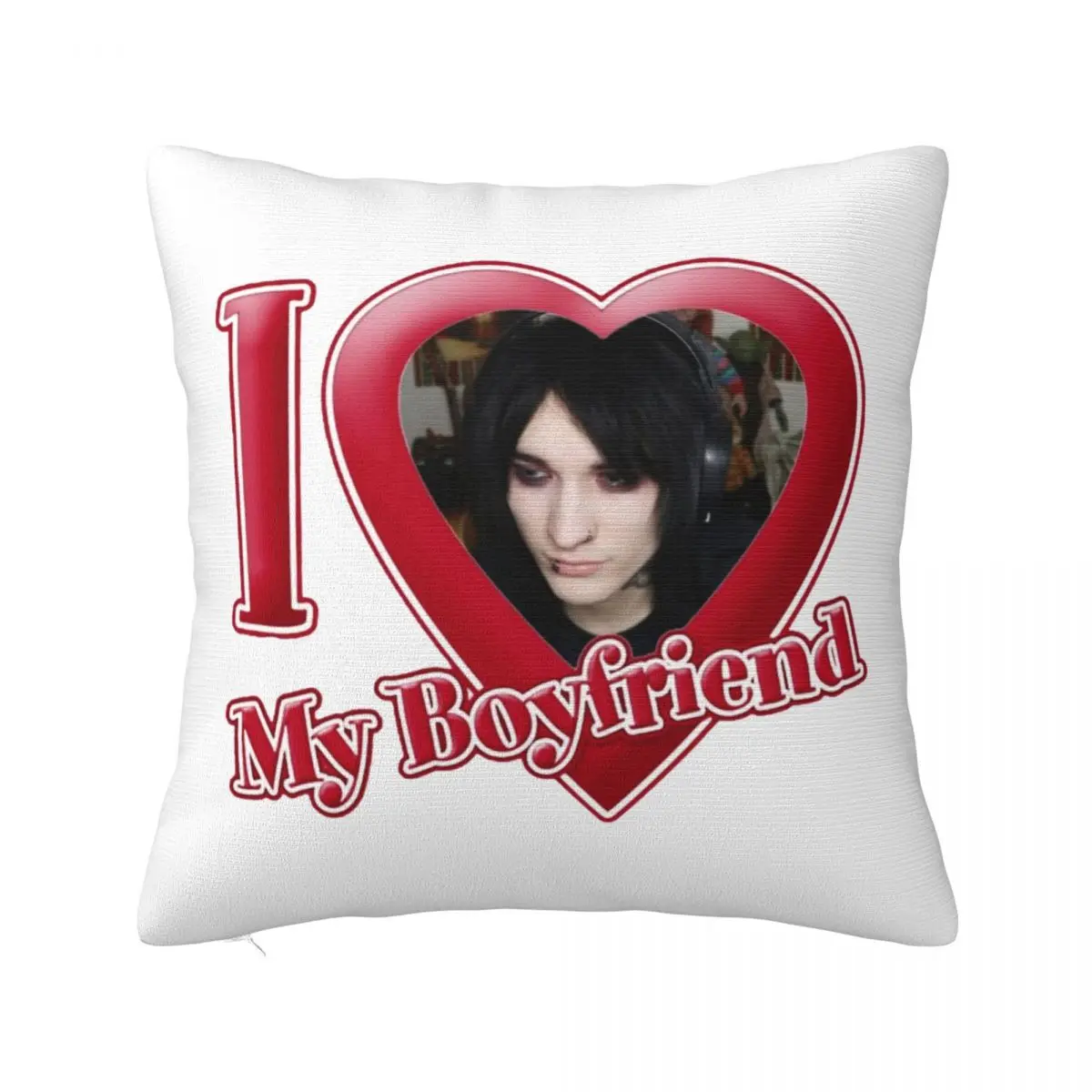 

Johnnie Guilbert Is My Boyfriend Square Pillow Cases Cushion Cover Vintage Polyester Decor Pillowcover for Living Room 45*45cm