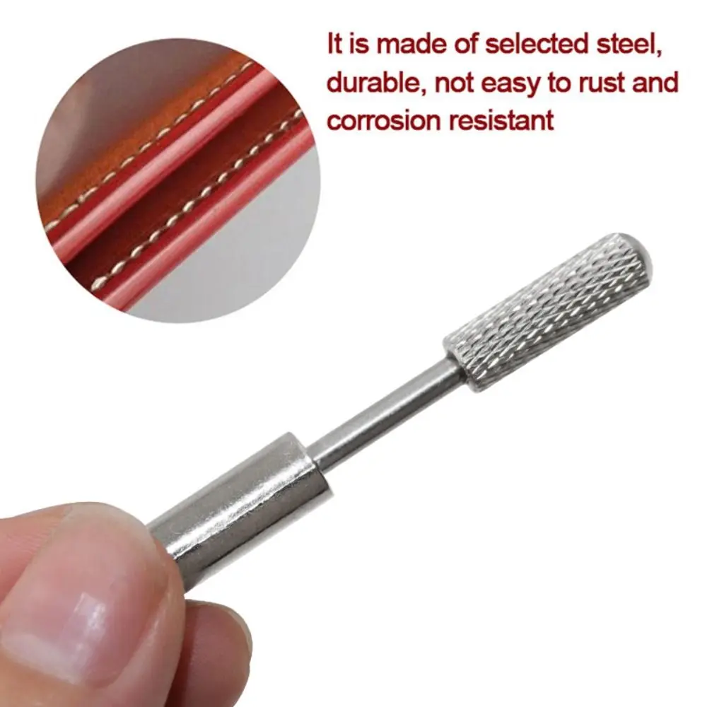Durable DIY Leather Edge Oil Pen Double Head Stainless Steel Gluing Dye Pen Handcraft Tools Leather