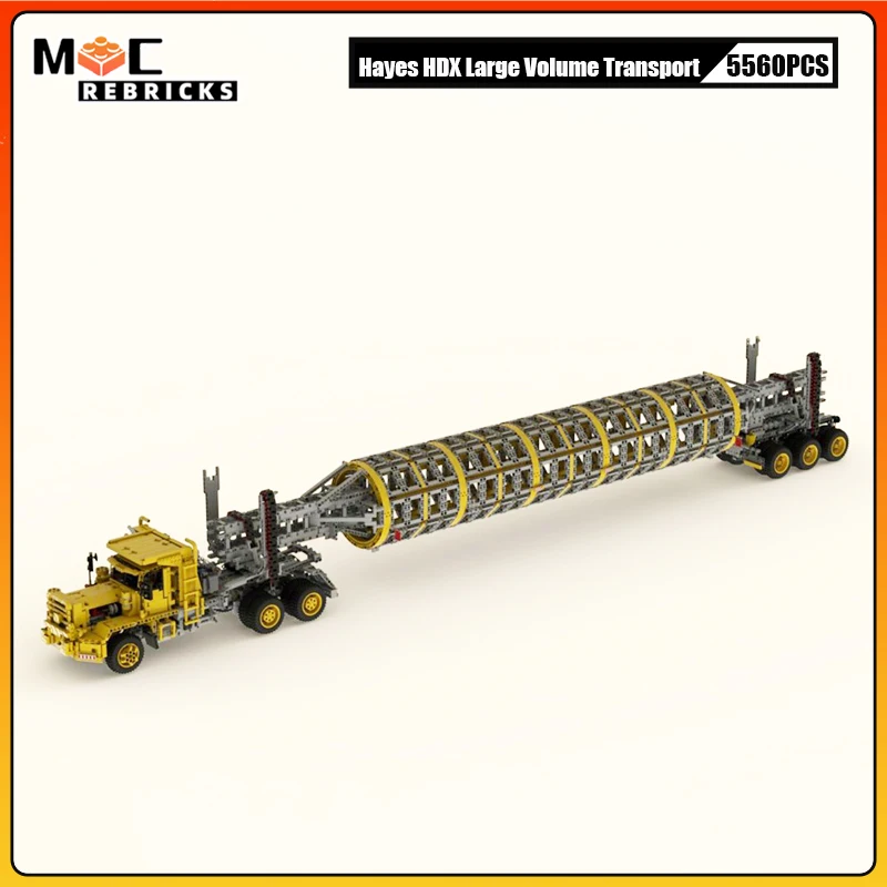 

MOC City Goods HDX Large Volume Transportation Heavy Duty Truck Building Blocks Model Bricks Boy Toys Xmas Gift