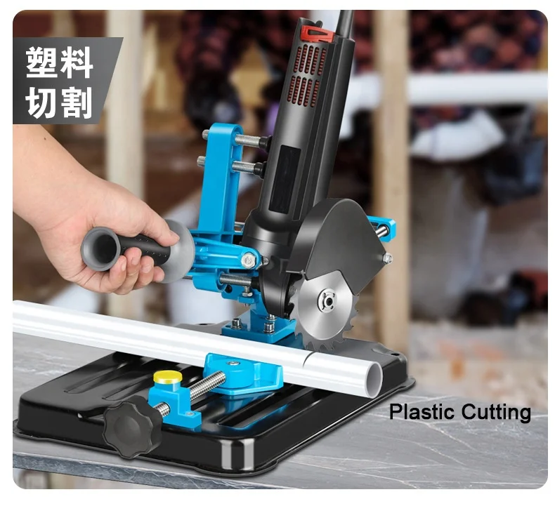 Angle Grinder Fixed Universal Bracket Polishing Pull Rod Angle Grinding Machine Stand for 100 and 125 Angle Grinder