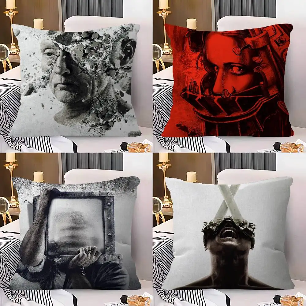 Thriller Movie S-Saw Cushion Cover Inches Farmhouse Decor Home Throw Pillow Covers for Couch Decorations