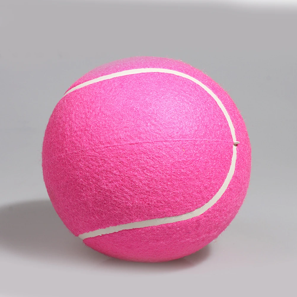 

Inflatable Tennis 8 Big Tennis Ball Inch Giant Soft Elastic Kids Toy Outdoor Camping Large Rubber Safe Plaything