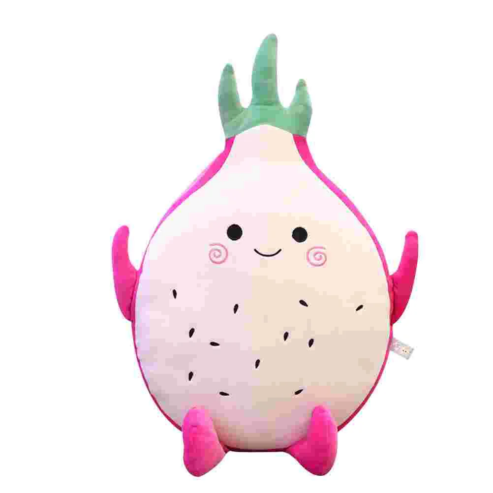 

Dragon Fruit Plush Pillow Stuffed Toy Animal Food Pitaya Cushion Plushie Toys for Baby Kids (45cm 038kg)