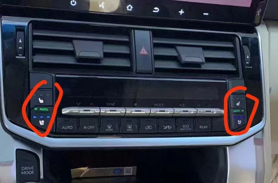 Dual Set Ventilation and Heating System for Toyota LC300 Land Cruiser- 10-Fan Cooling & Heating Pads for Ultimate Seat Comfort