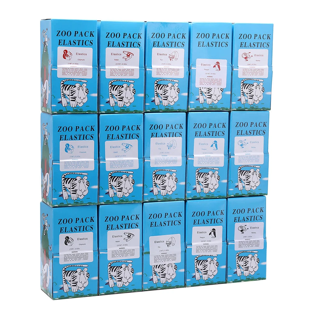 AZDENT 5000 Pcs/Box Dental Kieferorthopädische Zoo Pack Gummibänder Gummibänder Hohe-qualität Latex Hosenträger Kraft 3,5/5,0/6,5 UNZEN