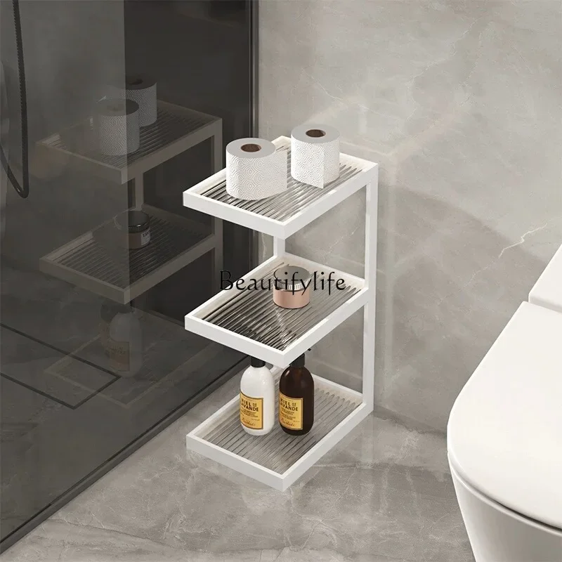 

ld14Cream Style Multi-layer Side Table Living Room Home Storage Rack Simple Modern Small Apartment