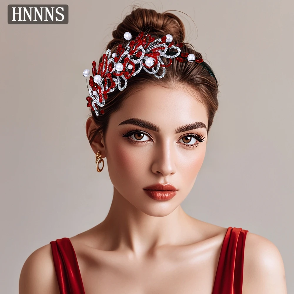 

TOPQUEEN Bridal Wedding Handmade Headband, Bead Weaving French Style Women's Banquet Dance Exquisite Hair Accessories YXA188