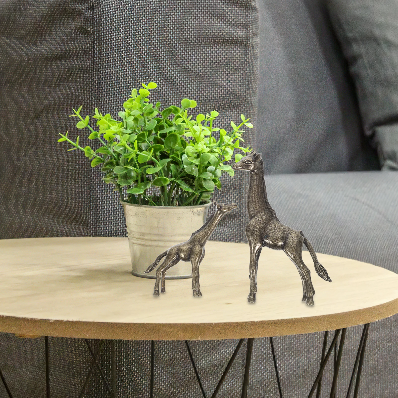 

Brass Giraffe Ornament Animal Sculpture Creative Ornaments Giraffes Figurines Artificial Desk Decorations Home