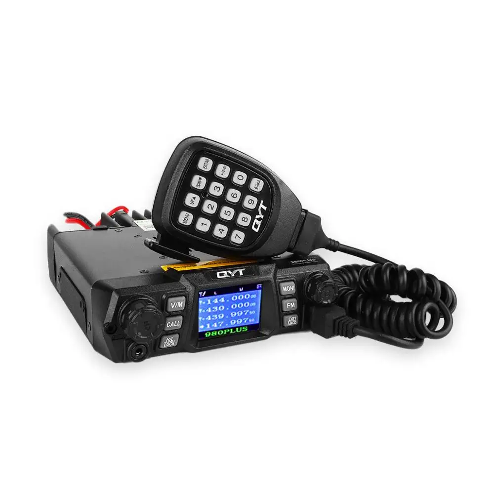 KT-980 Plus راديو جبل السيارة VHF 136-174 ميجا هرتز UHF 400-520 ميجا هرتز 75 واط قاعدة مزدوجة النطاق شاحنة سيارة راديو متنقل للهواة KT980 Plus
