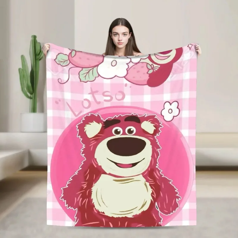 Hot Disney Cartoon Toy Story Cute Print Anime Blanket Funny Warm Throw Blankets for Bed Sofa Autumn/Winter Blanket