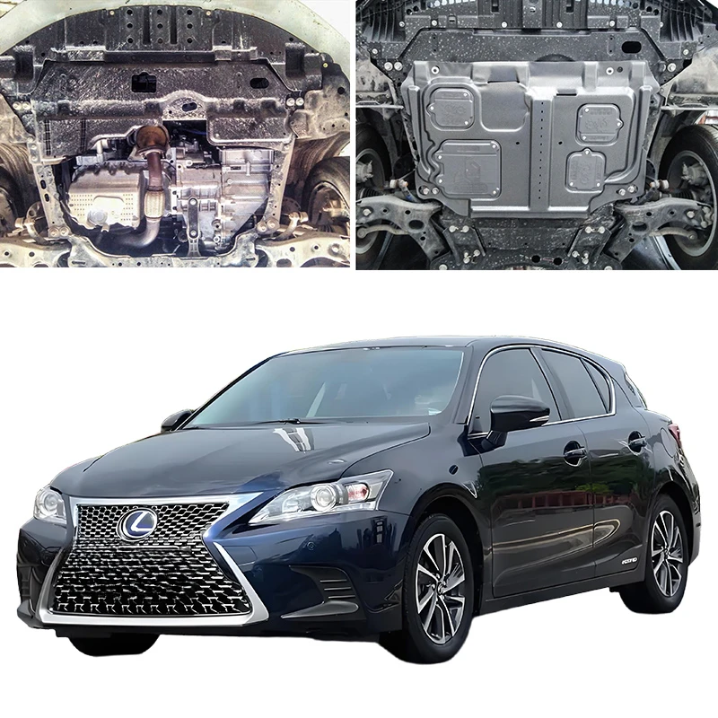 

Car Accessories Black Under Engine Guard Mudguard Board Splash Shield Mud Fender Plate Panel For LEXUS CT200h 2014-2015 1.8L