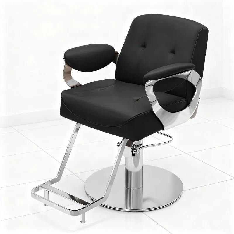 

Nordic style Luxury Working Barber Chairs Cosmetic Styling Barber Chairs Facial Make Up Shop Silla De Ruedas Salon Furniture