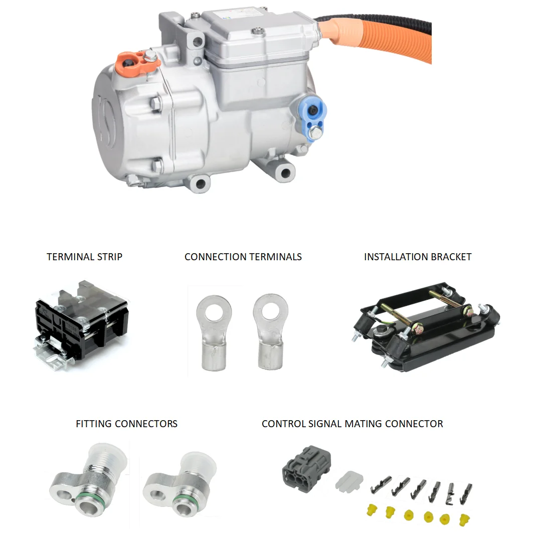 

ATV14cc 60v Dc Air Conditioner R404a Compressor For Cars Universal Type Automotive Ac Electric Compressor