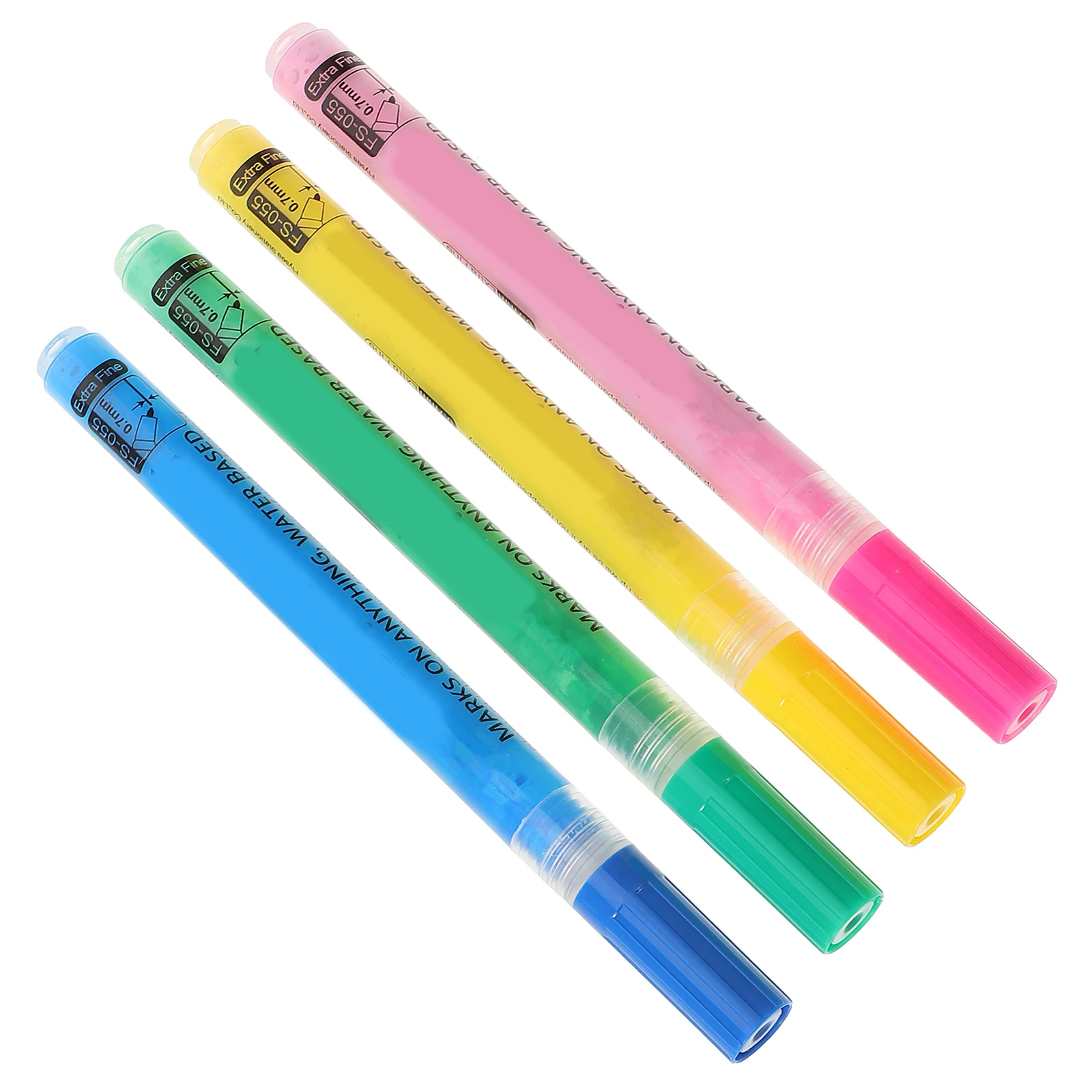 

4pcs Color Acrylic Marker Pens Yellow Green Marking Pen Golf Shaft Head Golf Shaft Color Pen Tools Accessories