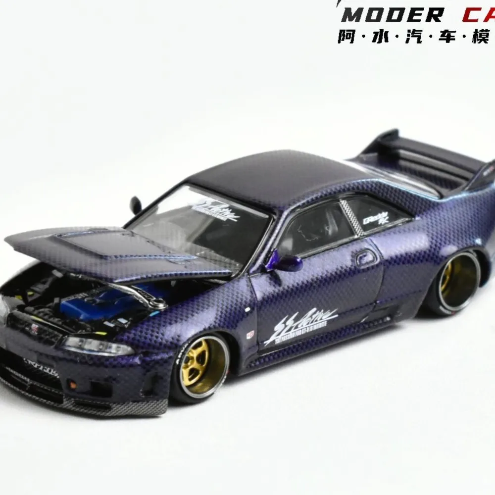 

Kaido House + MINIGT TSM 1:64 316, литая модель автомобиля для взрослых, хобби, Skyline R33, литая под давлением модель автомобиля