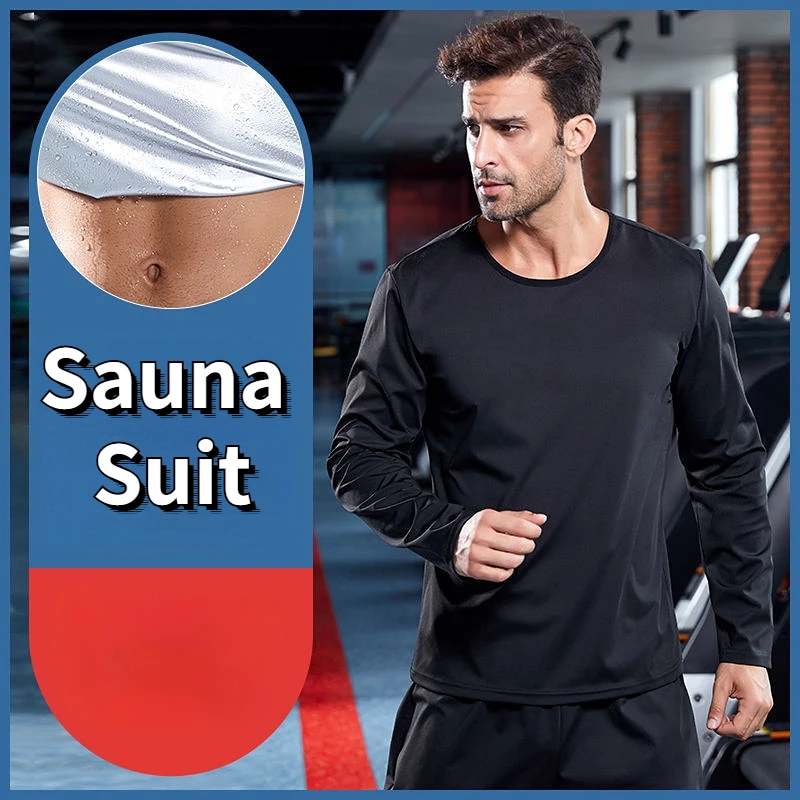 Sauna Suit Heavy Duty Fitness 2022 Weight Loss Sweat Sauna Suit Exercise Gym Sports Suit Calorie Burner Sweat Suit Shaper Set