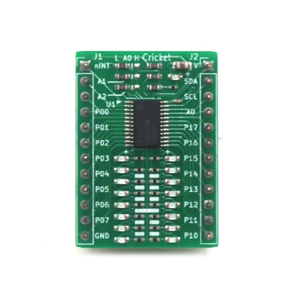 GPIO لوحة التوسع مع المدخلات والمخرجات الرقمية ، وحدة IIC I2C ، TCA9555 ، PCA9555A ، 16