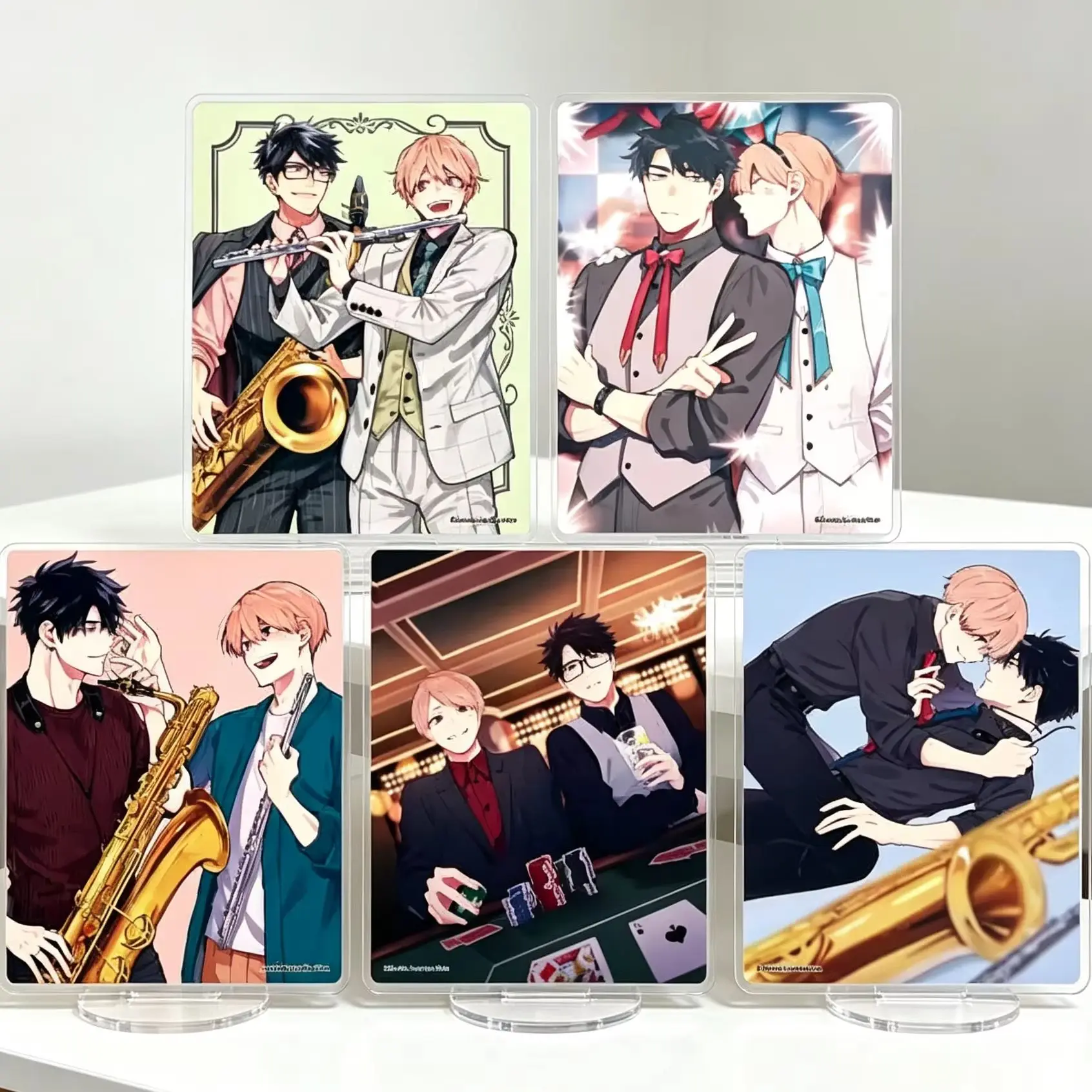 It's Your Fault I Can't Breathe Yano Yukiji Shizuki Jun Rectangle Acrylic Stand Model Plate Keychains Desktop Ornament