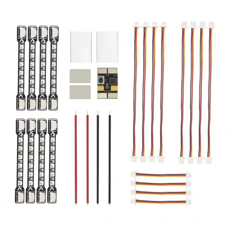 fedi-for-mach-r5-sport-kit-di-strisce-led-miniaturizzate-48-chip-led-terminale-sh08-per-parti-di-droni-fpv