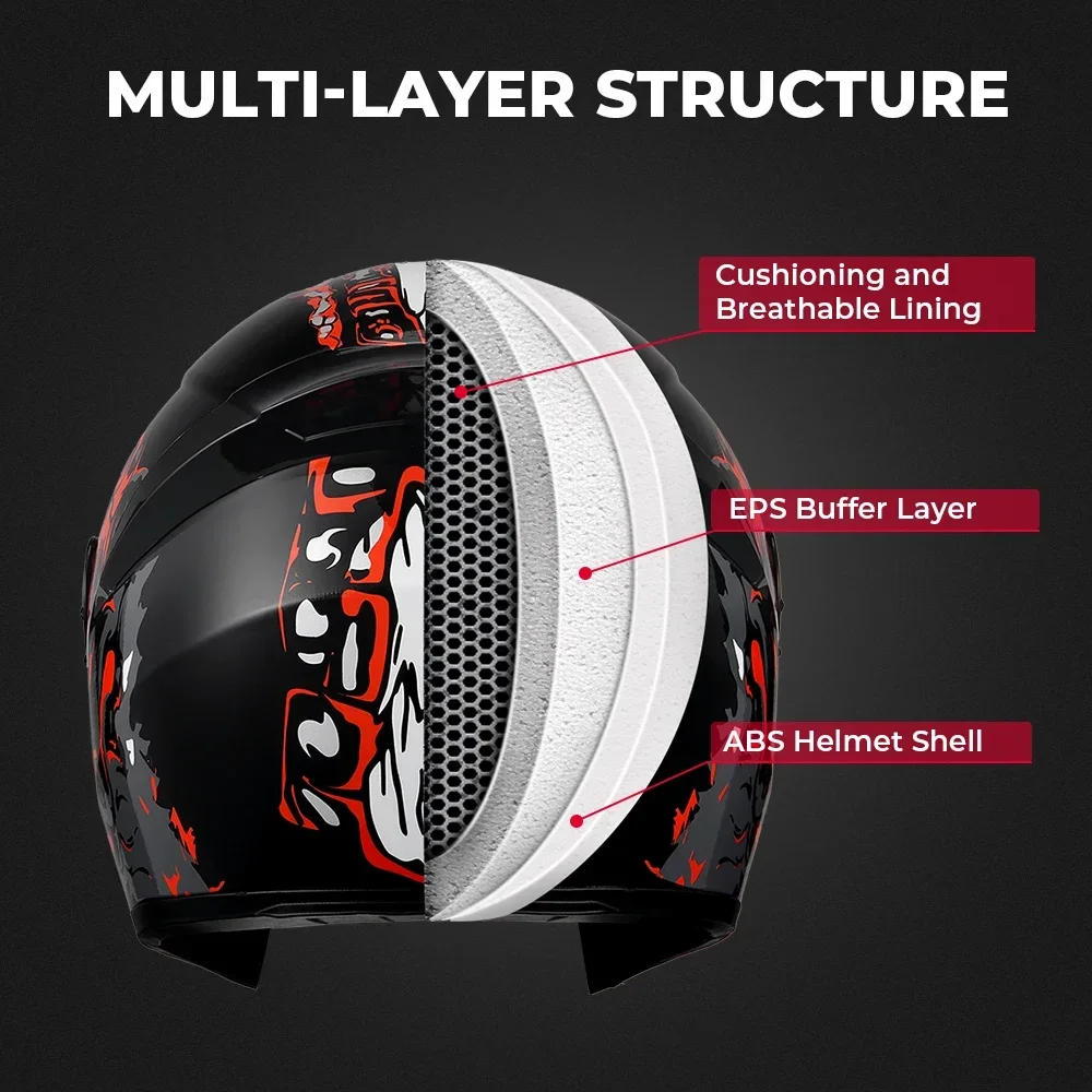 Venom Full Face Motorcycle Helmet Casco Motocross off-road Racing Moto Cascos para motos Motorbike Riding Capacete Motocross DOT