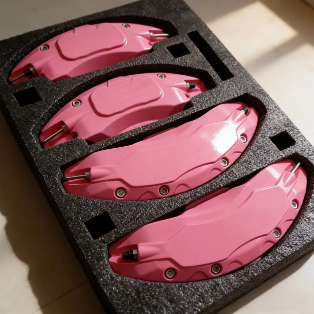 

Aluminum Alloy Brake Caliper Cover 4PCS Set For 2017-2023 Tesla Model 3 Wheel Hub Modification