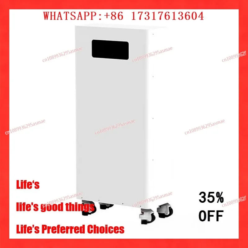 Outdoor lithium iron phosphate energy storage battery cabinet, floor-mounted solar energy storage battery
