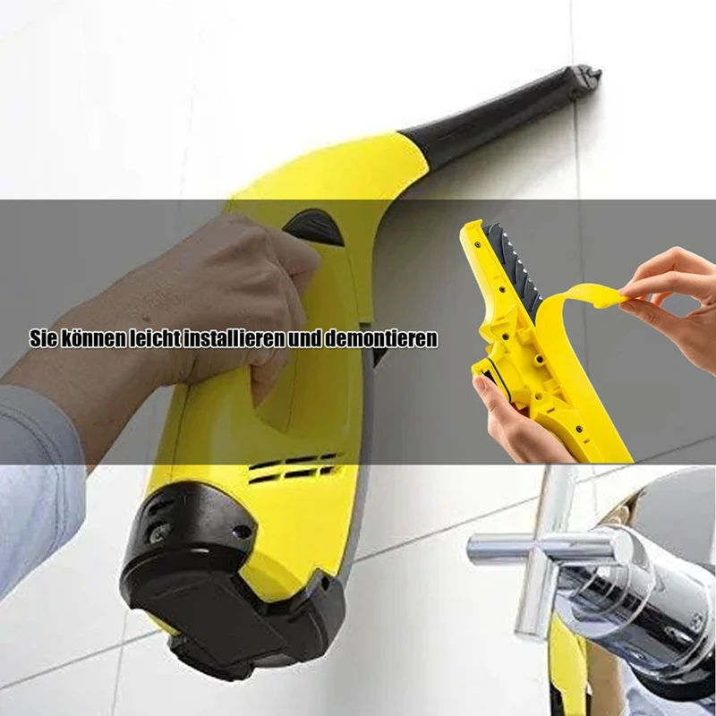 قطع غيار مكنسة كهربائية لكارشر ، أغطية ممسحة ميكروفايبر ، ممسحة شفاه مطاطية ، مكنسة كهربائية للنافذة ، WV1 ، WV2 ، WV5