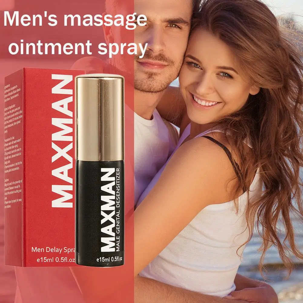 15ml Male Massage Ointment Spray Male Penis Long Lasting For Men Penis SexSpray Ejaculation Delay Spray Sex Product Oil O3W8