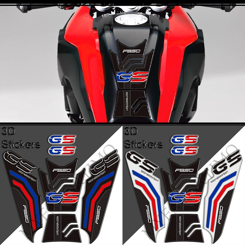 Motorcycle For BMW F850GS F850 F 850 GS Protector Tank Pad Stickers Fuel Oil Kit Knee Windshield Decals Set