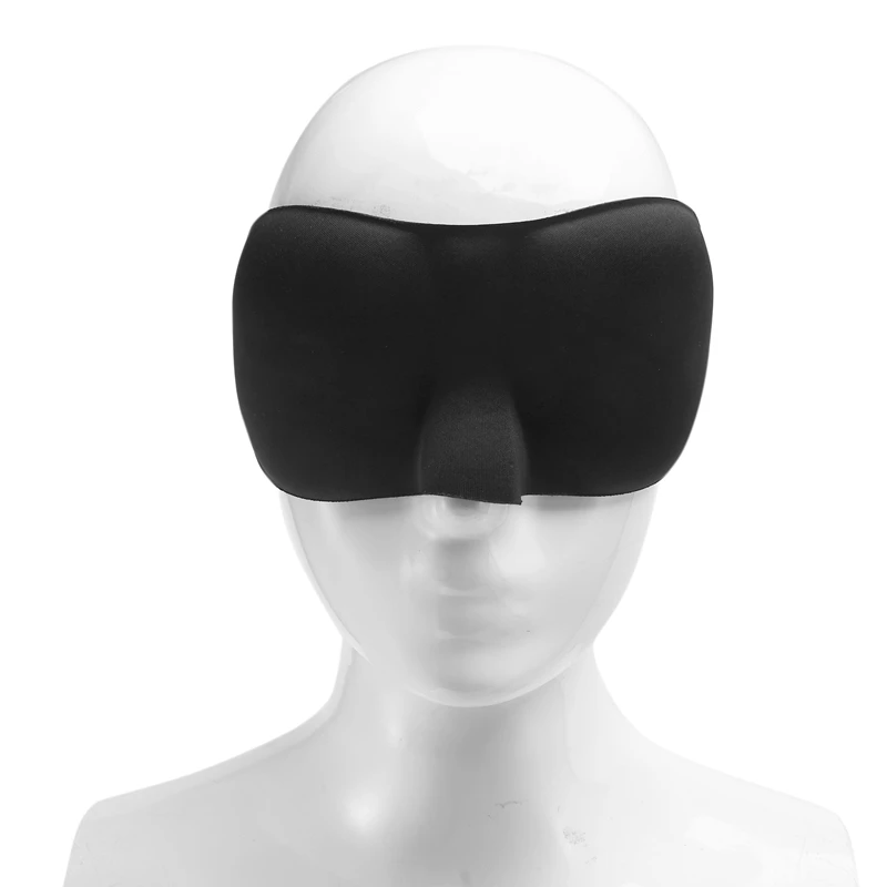 Sleep Eye Mask Sleeping Eye Blindfold Black Travel Sleep Aid Rest
