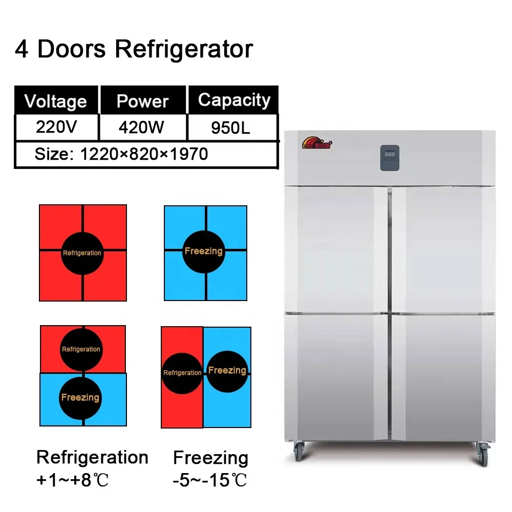 Wholesale Restaurant Upright Freezer Frigo Vertical Fridge Commercial Refrigerators Suppliers Manufacturers Refrigeration E